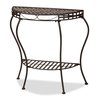 Baxton Studio Laraine ModernBlack Metal Outdoor Console Table 193-12111-ZORO